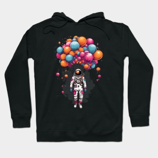 Astronaut with Balloons Hoodie